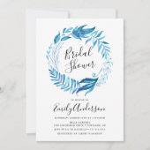 Indigo Leaves | 結婚前夜祭の招待状リース 招待状 (正面)