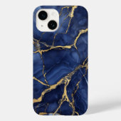 Indigo Marble Case-Mate iPhoneケース (裏面)