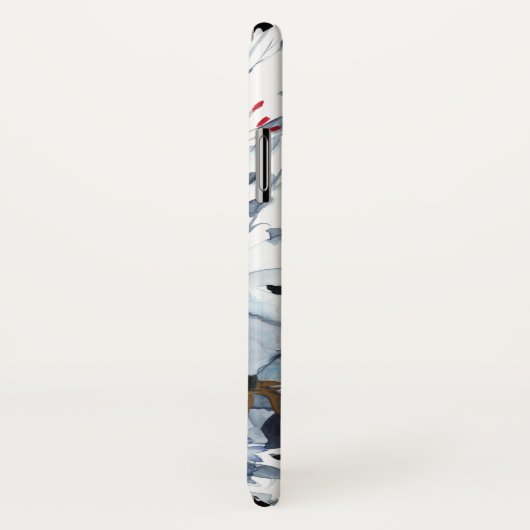 Indigo & Ochre – 水彩花 Case-Mate iPhoneケース (裏面/右)