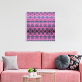 Indigo Pink II Stretched Canvas Print キャンバスプリント (インサイチュ (リビング))