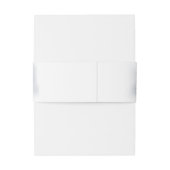 Indigo Romance Wedding Belly Bands 招待状ベリーバンド (裏面例)