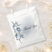 Indigo Romance Wedding Favor Bags フェイバーバッグ (クリップ留めされた状態)