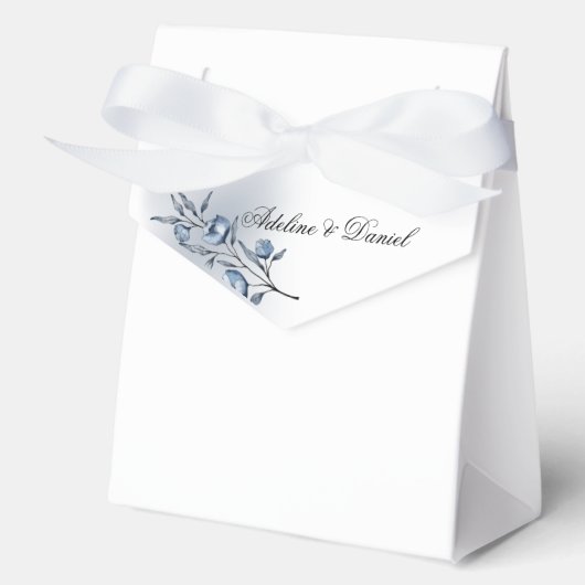 Indigo Romance Wedding Favor Boxes フェイバーボックス (正面)