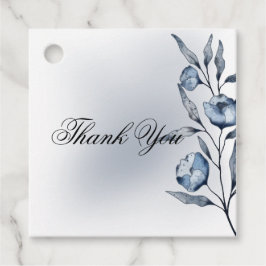 Indigo Romance Wedding Favor Tags フェイバータグ