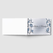 Indigo Romance Wedding Guest Book ゲストブック (全面)