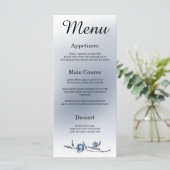 Indigo Romance Wedding Menu メニュー (スタンド正面)
