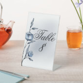 Indigo Romance Wedding Reception Table Signs 台座サイン (インサイチュ)