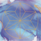 Indigo star sticker シール (正面)