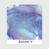 Indigo star sticker シール (シート)