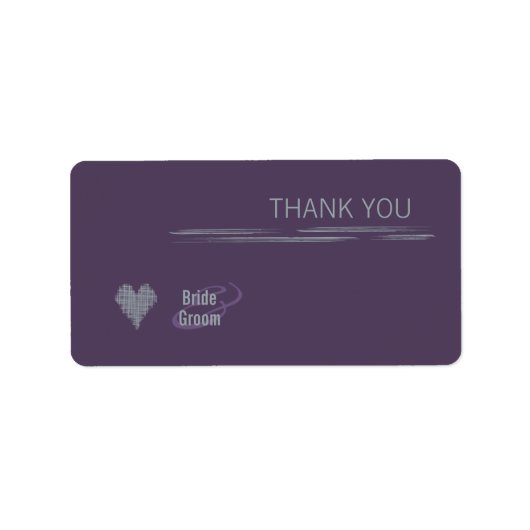 Indigo Thank You Giftステッカー ラベル (正面)