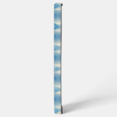 Indigo Tile & Plant Pattern Phone Case Samsung Galaxyケース (左側面)