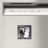 Indigo Wood Photo Save the Date Magnet マグネット (インサイチュ (食洗機))