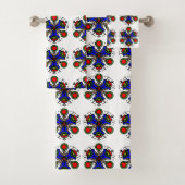 Indigo Zen Bloom バスタオルセット (インサイチュ)