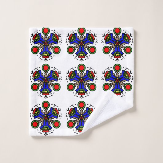 Indigo Zen Bloom バスタオルセット (ウォッシュタオル)