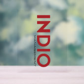 INDIO_Accrylic記号 アクリルサイン (ニュートラル)