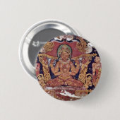 Indischer Maler U著菩薩Prajnaparamita " 缶バッジ (正面&裏面)