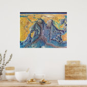 "Indischer Ozean: 1967年のDer Meeresboden… ポスター (キッチン)