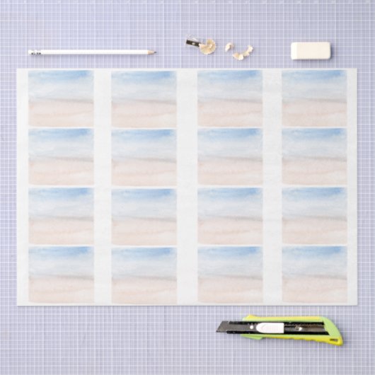 Individual Coastal Backgrounds Decoupage Paper 薄葉紙 (クラフト)