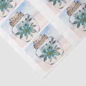 Individual Coastal Florals in a Jar Decoupage  薄葉紙 (詳細)