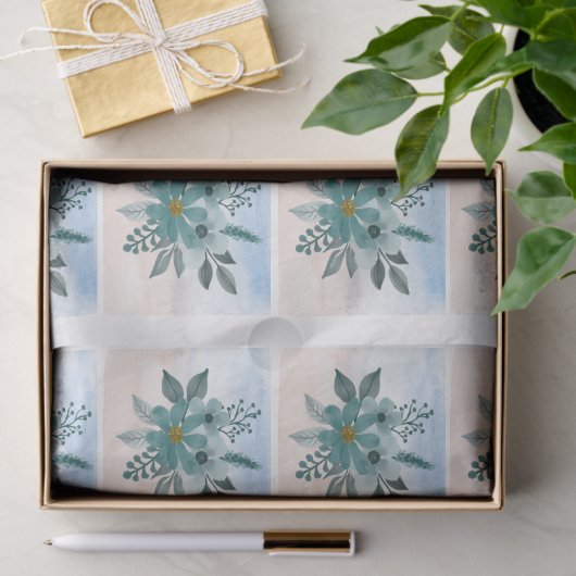 Individual Floral Coastal Backgrounds Decoupage  薄葉紙 (ギフト)