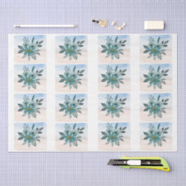 Individual Floral Coastal Backgrounds Decoupage  薄葉紙