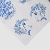 Individual Vintage Inspired Blue White Delft 薄葉紙 (詳細)