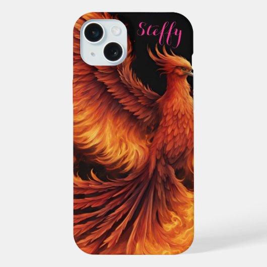 Individuelle Apple IPhone 15 Plus Phönix iPhoneケース (裏面)