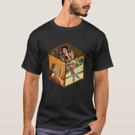 Individueller 3D-Bilderwürfel, Foto-Kollage in 3D Tシャツ