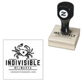 Indivisible DelMarVa ゴム印 (押印)