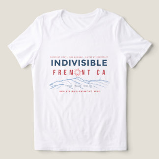 Indivisible Fremont CA 愛国 ユニセックスTシャツ トライブレンドTシャツ