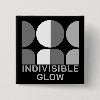 INDIVISIBLE GLOWグループグレー 缶バッジ