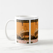 Indochine Chargeurs Reunis コーヒーマグカップ (左)
