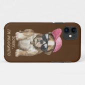 INDOGNITO (English Bulldog)かわいい犬の子犬 Case-Mate iPhoneケース (裏面(横))