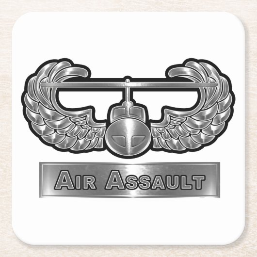 Indomitable Air Assault Warrior スクエアペーパーコースター (正面)