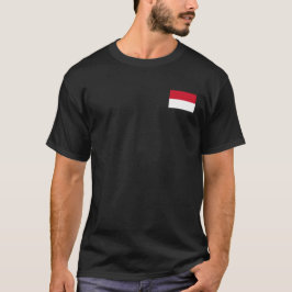 Indonesia Flag T-Shirt, Patriotic T-Shirt Tシャツ