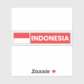 Indonesia National Flag シール (シート)