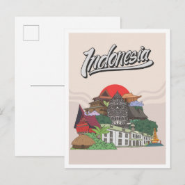 Indonesia Travel ポストカード