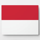 Indonesian Flag フォトプラーク (正面)