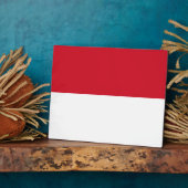 Indonesian Flag フォトプラーク (側面)