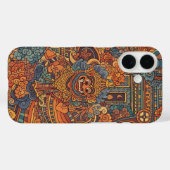 Indonesian indigenous hindu art design Case-Mate iPhoneケース (裏面 (横))