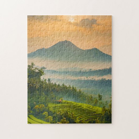 Indonesian Sunset  ジグソーパズル (縦)