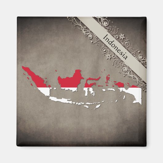 Indonesien マグネット (正面)
