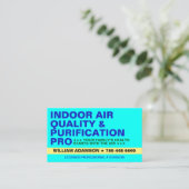 Indoor Air Quality & Purification Specialist | IAQ 名刺 (スタンド正面)