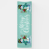 Indoor Outdoor Custom Banner-Merry Christmas 横断幕 (縦)