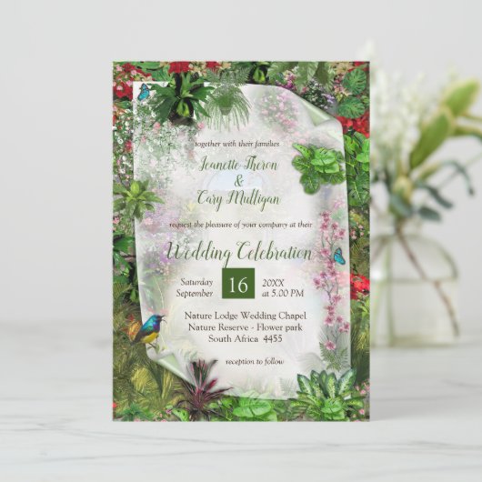 Indoor, Outdoor Nature in Bloom 招待状 (スタンド正面)