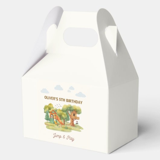 Indoor playground birthday party フェイバーボックス (正面)