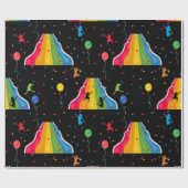 Indoor Slide Park Kids Playground  ラッピングペーパー (フラット)
