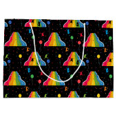 Indoor Slide Park Kids Playground  ラージペーパーバッグ (裏面)