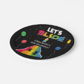 Indoor Slide Park Kids Playground Birthday Party ペーパープレート (アングル)