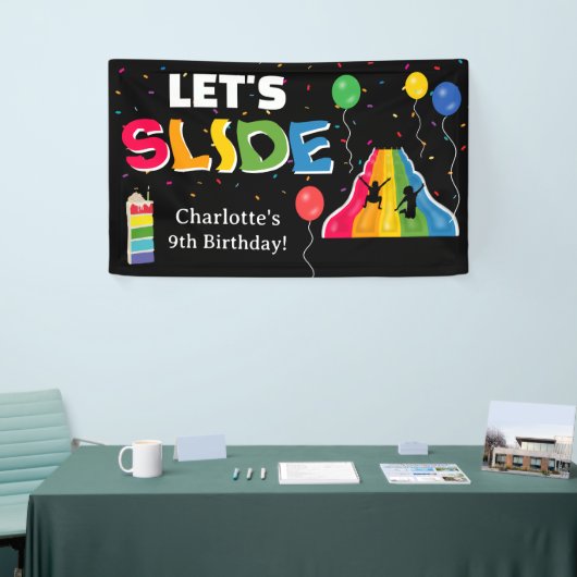 Indoor Slide Park Kids Playground Birthday Party 横断幕 (トレードショー)